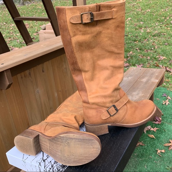 Kensie Shoes - Kensie Cognac (brown) boots with buckles